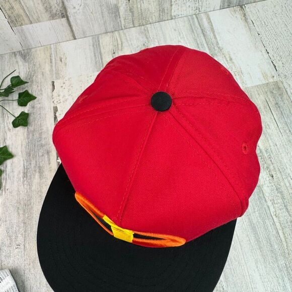 New Disney Parks Exclusive Pixar Incredibles Red Logo Baseball Hat NWT Snapback - Picture 6 of 8